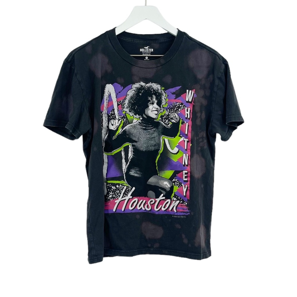 Whitney Houston Short Sleeved Shirt Size Small Hollister